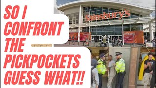 SO I CONFRONT THE PICKPOCKETS  GUESS WHAT HAPPENED NEXT pickpockets london crime [upl. by Niamert317]