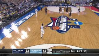 Villanovas Ryan Arcidiacono goes for 16 points in win over North Carolina [upl. by Ecertal]