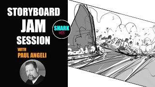 SHARK WEEK JAM SESSION  With Storyboard Artist Paul Angeli [upl. by Kimura]