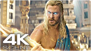 Revenge Of Hercules 2022 4K Scene  Thor 4 Love And Thunder  Thor vs Zeus Fight Movie Clip [upl. by Arodoet193]