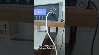 RTDPT100 sensor Calibration instrument shorts calibration youtubeshorts digital thermometer [upl. by Pillyhp]