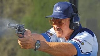 Fastest shooter EVER Jerry Miculek World record 8 shots in 1 second amp 12 shot reload HD [upl. by Acinod]