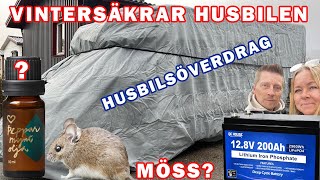 Vintersäkrar husbilen  Pepparmyntsolja mot möss hjälper det [upl. by Baniez531]