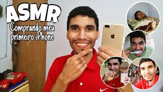 ASMR VLOG  COMPRANDO MEU PRIMEIRO IPHONE  ROTINA DESSE DIA ESPECIAL PRA MIM [upl. by Adle]