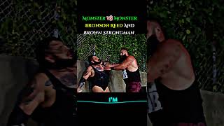 Brown Strongman VS Bronson Reed wwe shortvideo [upl. by Edijabab]