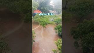 pattukkottai Government model higher secondary School🌧️ school life schoolmemories இயற்கை மழை 💙 [upl. by Viradis]