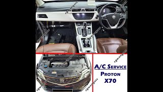 Proton X70 AirCond Service Replacing Cooling Coil  Evaporator [upl. by Naejarual852]