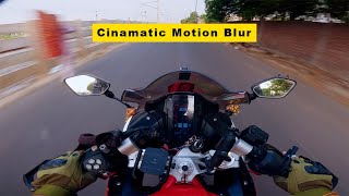 How to make Cinematic Motovlog videos with ND Filter in Gopro  Add Motion Blur to your Videos [upl. by Annet]