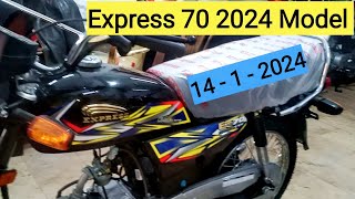 Express 70cc 2024 Model Black Colour Price 1412024 Latest Update karachi [upl. by Bouldon678]