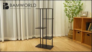 Bamworld plant stand 5 tier MDF Installation video [upl. by Nitsoj]