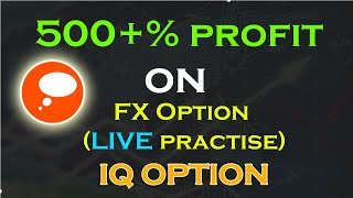 IQ Option FX Option LIVE Paper Trade 1  Trade Theory [upl. by Fiora]