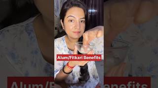 😱AlumFitkari Benefits for Face 🌸 Magical Stone 😯 alum fitkari skincare simranskincare [upl. by Latsyk]