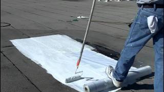 How to Install Elastomeric Roof Coating  Flat Roofs [upl. by Staffan847]