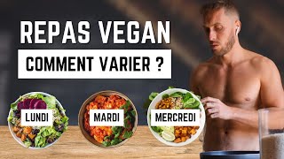 🌱 Comment varier au maximum ses repas vegan [upl. by Ardnasac]