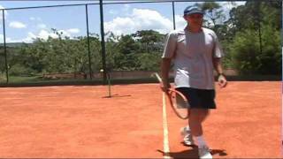 Dicas Forehand e Backhand  Batendo em Movimento e Bola Alta [upl. by Atnovart]