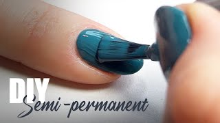 Pose ton vernis SEMIPERMANENT toimême comme une pro  💅 [upl. by Jami]