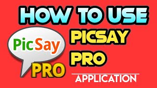 PAANO GAMITIN ANG PICSAY PRO APPSEDITING TUTORIAL 3 [upl. by Erelia]