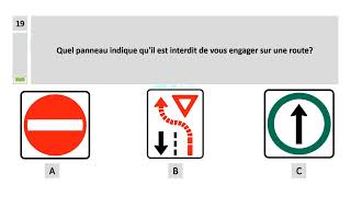 Examen théorique saaq 2023  sécurité routière SIGNALISATION ROUTIÈRE test  Quebec [upl. by Fields]