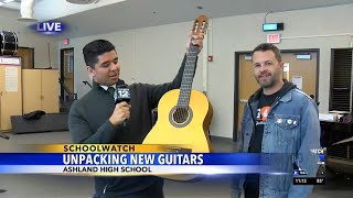 Ashland High School receives 90 guitars for free [upl. by Blayze]