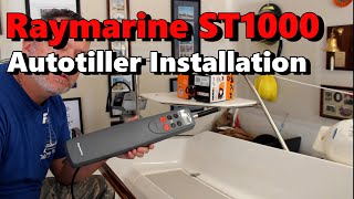 Raymarine ST1000 Autotiller Installation [upl. by Llemej804]