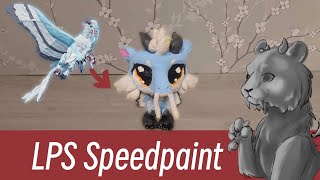 Dragon Adventures SAURIUM LPS Custom  Speedpaint [upl. by Etireugram33]