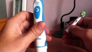 Szczoteczka do zębów Braun OralB 3D White na baterie [upl. by Normi]