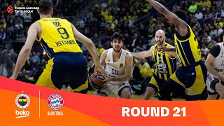 Fenerbahce Bayern  Round 21 Highlights  202324 Turkish Airlines EuroLeague [upl. by Etteragram28]