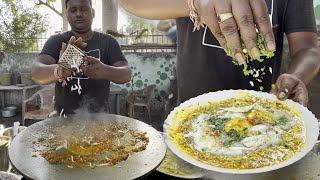 Yummy  Anda Ghotala Making  Pintu Bhai Omelette Center  Surat City  Indian Street Food [upl. by Enihpled]