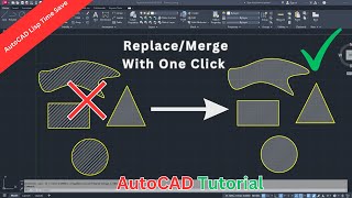 TimeSaving AutoLISP OneClick Selection for AutoCAD Hatching MergeReplace [upl. by Banebrudge]