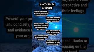 How to Win an Argument 💯 shorts [upl. by Eseilenna646]