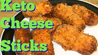 Keto Mozzarella Sticks  How to Make Keto Mozzarella Sticks [upl. by Jenilee]