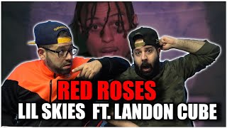 Lil Skies  Red Roses ft Landon Cube Directed by Cole Bennett REACTION [upl. by Votaw177]