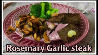 Rosemary Garlic Butter perfect Steak [upl. by Yddeg774]