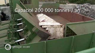 Cisaille 1700 tonnes  Recyclage Ferraille [upl. by Tiraj]