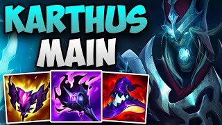 CHALLENGER KARTHUS MAIN CARRIES IN JUNGLE  CHALLENGER KARTHUS JUNGLE GAMEPLAY  Patch 1411 S14 [upl. by Grodin]