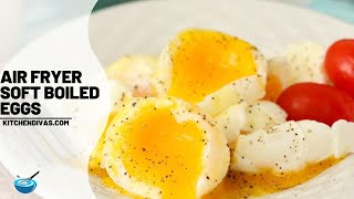 Super Easy Air Fryer Soft Boiled Eggs [upl. by Comptom]