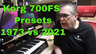 Korg 700 and 700FS Presets Part 2 [upl. by Merkle]