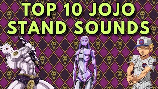 TOP 10 JoJo Stand Sound Effects Stone Ocean Update┃JoJos Bizarre Adventure [upl. by Fabozzi]