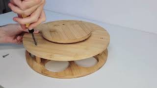 Spinware Lazy Susan Tumbler Assembly Instructional Video [upl. by Lazar]