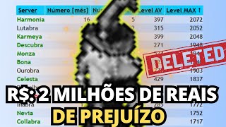 O MAIOR MASS BAN DA HISTORIA DO TIBIA MAIS DE 2 MILHOES EM CONTAS DELETADAS [upl. by Atimed]