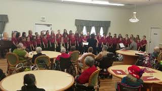 Cantate Homeschool Choirs SPRING 2017 at Brookdale Amazing Grace and The Papaya Song [upl. by Shayna]