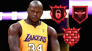 NBA 2K25 SHAQUILLE ONEAL CENTER BUILD 99 STRENGTH amp 99 INTERIOR DEFENSELEGEND BADGES 2K25 [upl. by Latsryk]