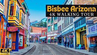 Downtown Bisbee Arizona Walking Tour in 4K Plus The 1000 Step Staircase [upl. by Joyan529]