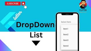 DropDown List  Drop down menu  How to create dropdown menu in flutter [upl. by Plerre]