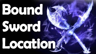 Skyrim How to get the Bound Sword Spell Location Free at level one [upl. by Lati]