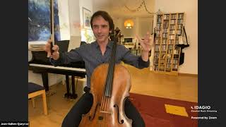 JeanGuihen Queyras Bach Cello Suites  Suite 6 Prélude [upl. by Barrington]