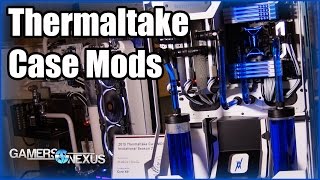 Beautiful Case Mods amp New Thermaltake Cases  CES [upl. by Adnileb]