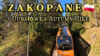 Zakopane 🇵🇱 Gubałówka Autumn Hike 🍂4K October 19 2024 [upl. by Denis]