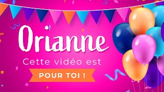 🎂 Chanson joyeux anniversaire Orianne  Les chatons les plus mignons 🎂🎉 [upl. by Sirraj]