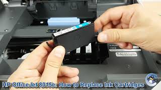 HP Deskjet 3720 Ink Cartridge Replacement [upl. by Rolo]